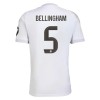 Camisola Real Madrid Bellingham 5 Homen Equipamento 1ª 2025-26